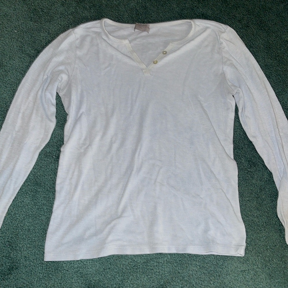 Pastel blue long sleeve top